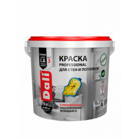 Краска Dali Professional для стен и потолков 5 База А